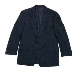 HART SCHAFFNER MARX Men's Plaid Navy Sports Coat Blazer Jacket 42R